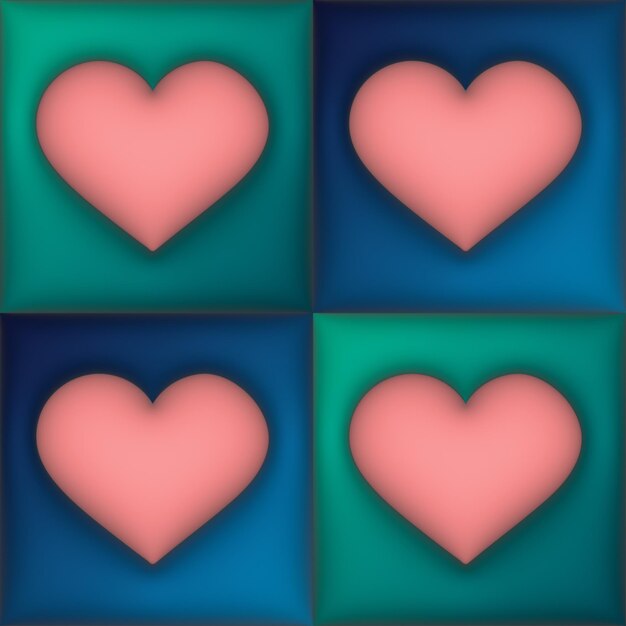 lindo corazón 3d