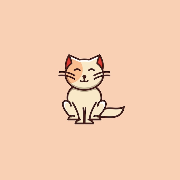 lindo diseño de gato
