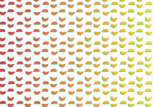 lindo diseño de patrón geométrico con color amarillo a naranja