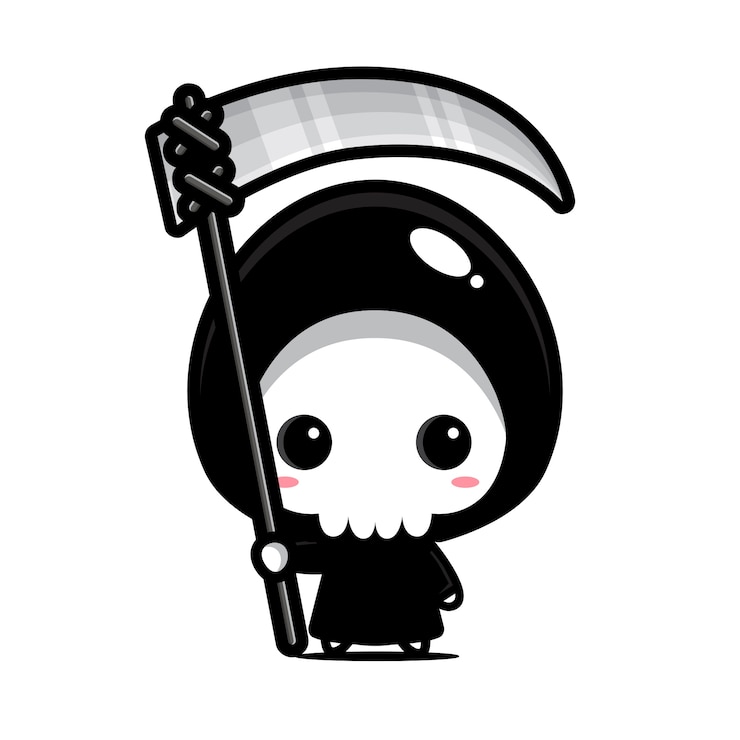 Vector lindo diseño vectorial de la parca
