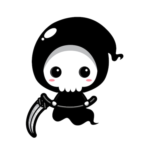 lindo diseño vectorial de la parca
