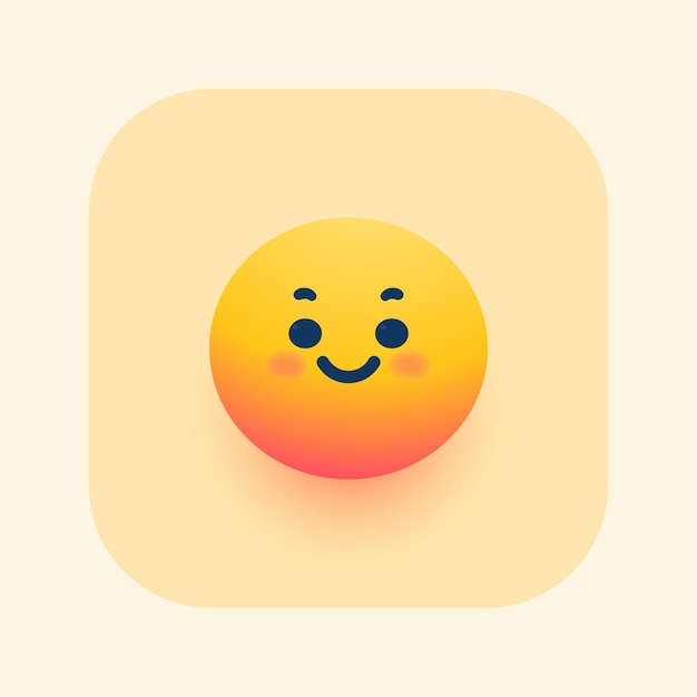 Lindo emoji sonriente