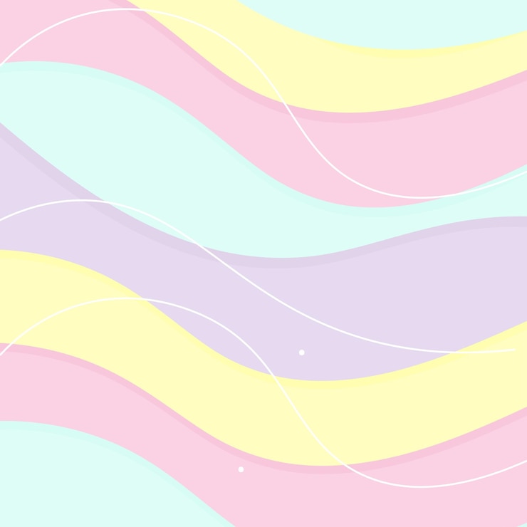 Vector lindo estampado para fondo de invitación de ondas coloridas