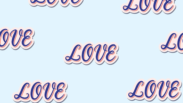 Lindo fondo con amor vector gratis