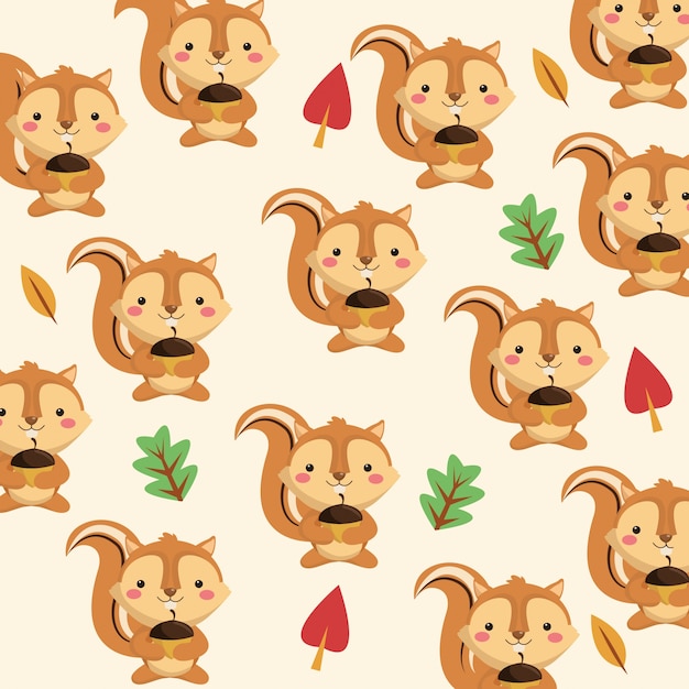 lindo fondo de ardilla