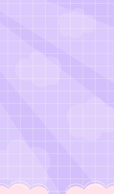 Lindo fondo con estrellas y nubes Vector