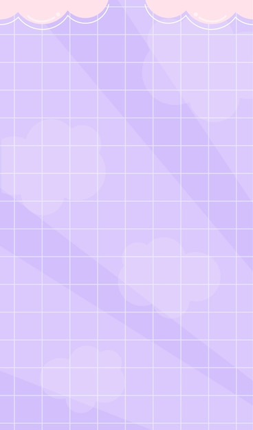Lindo fondo con estrellas y nubes Vector