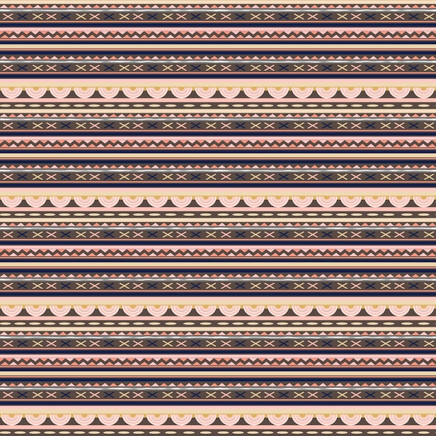 Lindo fondo femenino colorido étnico de patrones sin fisuras