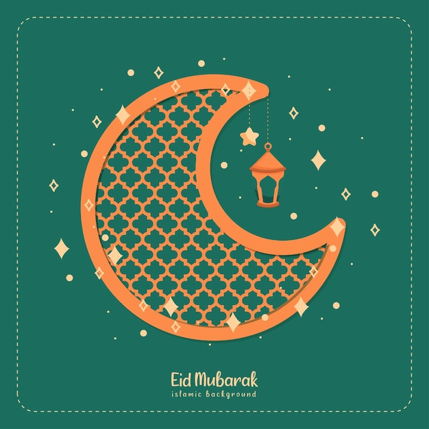 Lindo fondo islámico de ramadán eid mubarak