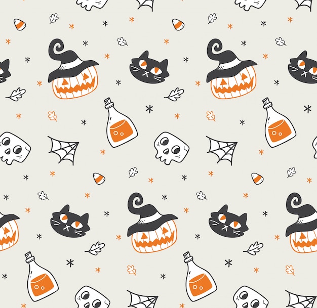 Lindo fondo transparente de halloween