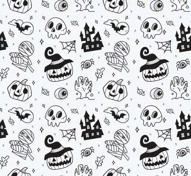 Lindo fondo transparente de Halloween