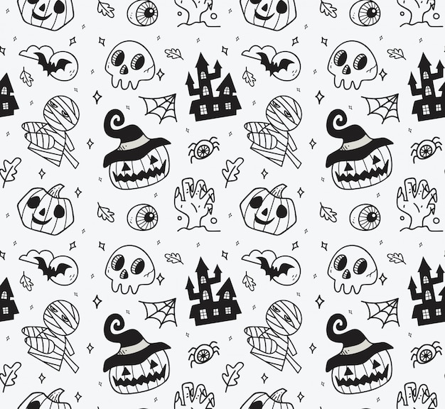 Lindo fondo transparente de halloween