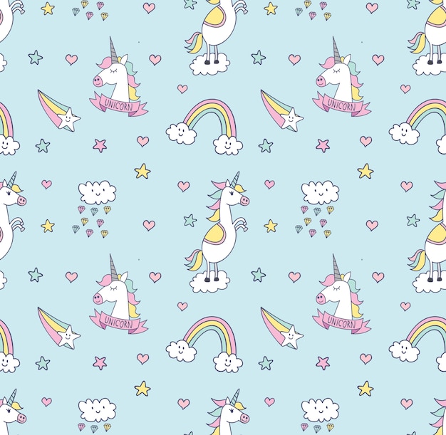 lindo fondo transparente unicornio