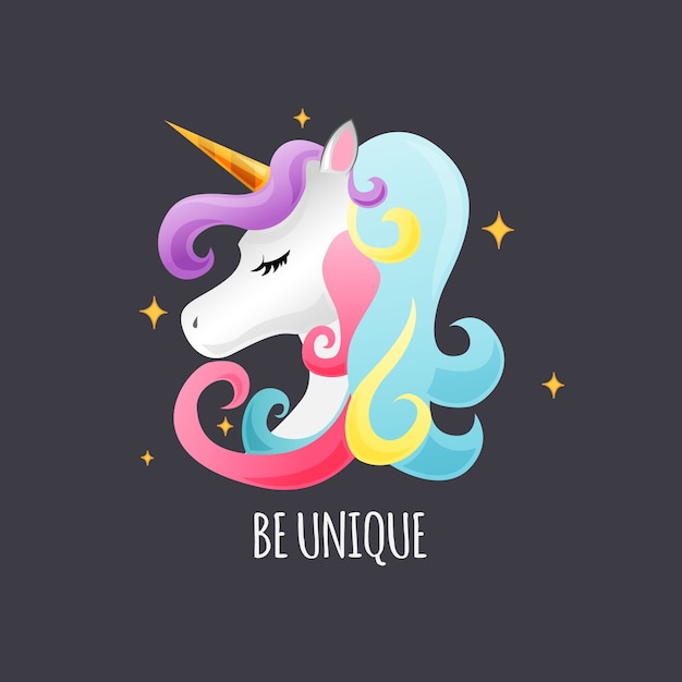 Lindo fondo de unicornio