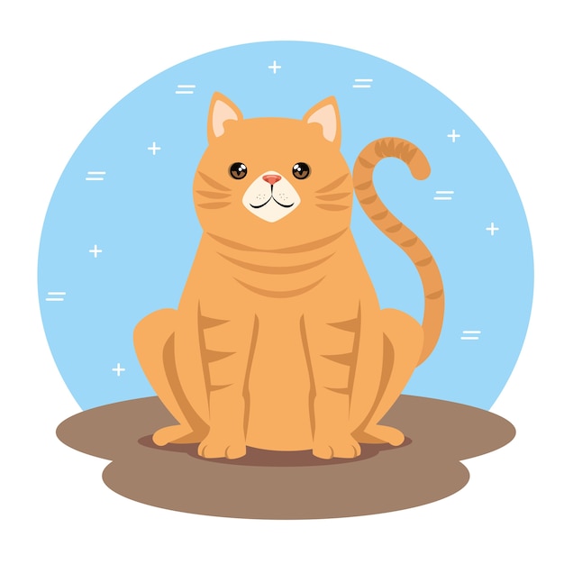 Lindo gato que acepta mascotas