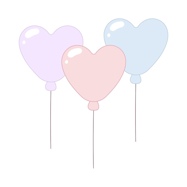 Lindo globo en forma de corazón