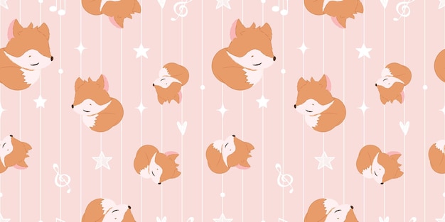 Lindo y gracioso bebé animal patrones sin costuras y papel tapiz