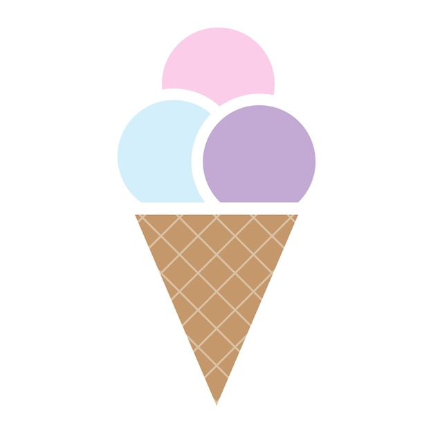 Lindo icono de helado