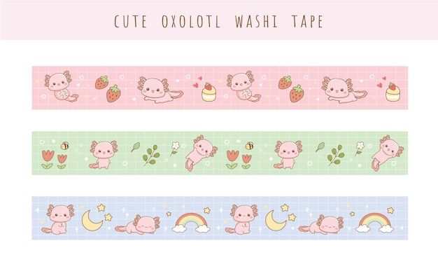 Lindo juego de colección de cintas washi