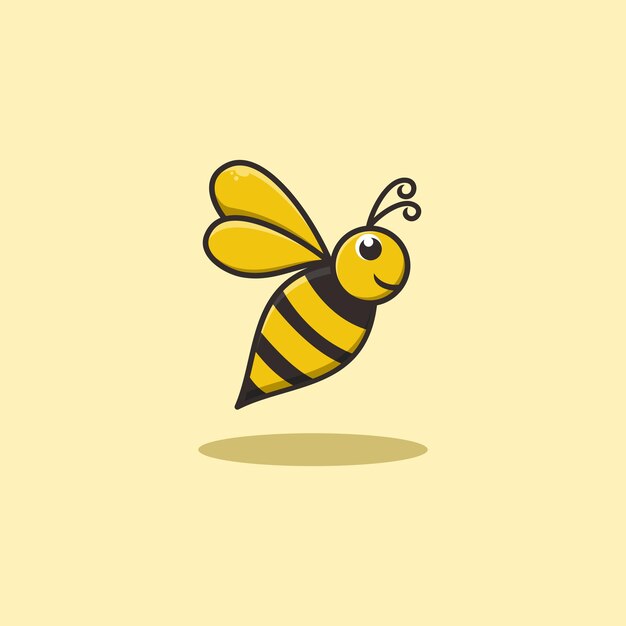 lindo logo de abeja