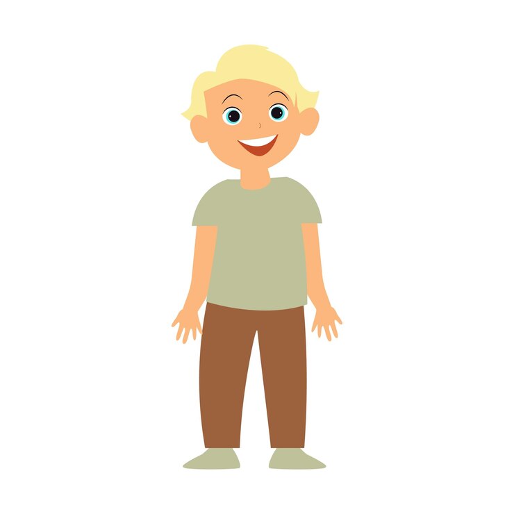 Lindo niño sonriente feliz aislado en blanco