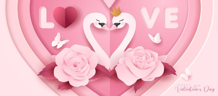 Vector lindo oso doodle para el día de san valentín en estilo papel