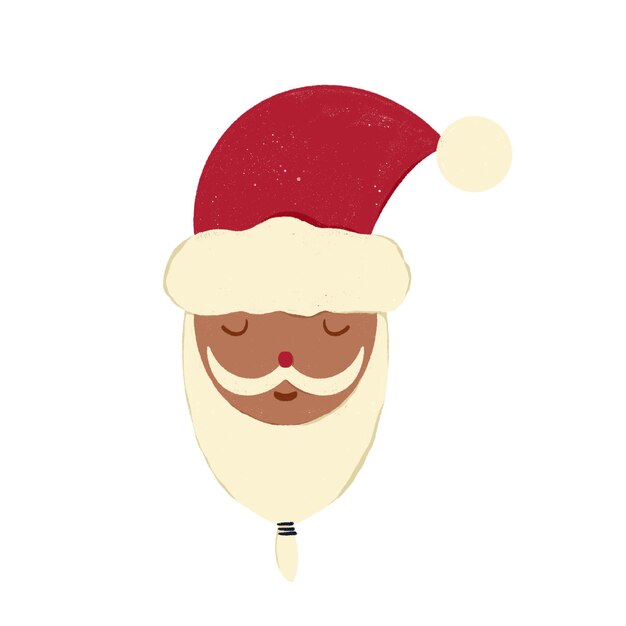 Lindo Papá Noel para el diseño de saludo de Navidad y Año Nuevo