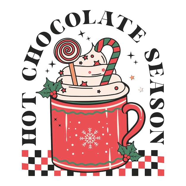 Lindo paquete de diseño SVG con texto navideño