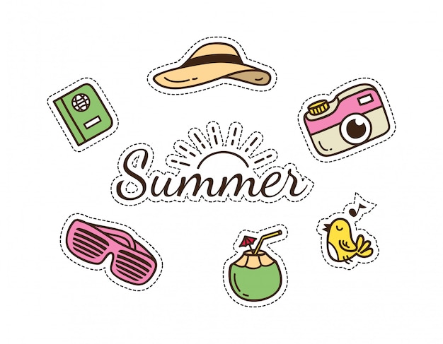 lindo parche de verano y viajes
