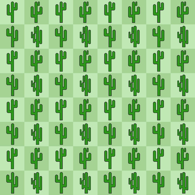 Lindo patrón de cactus 1