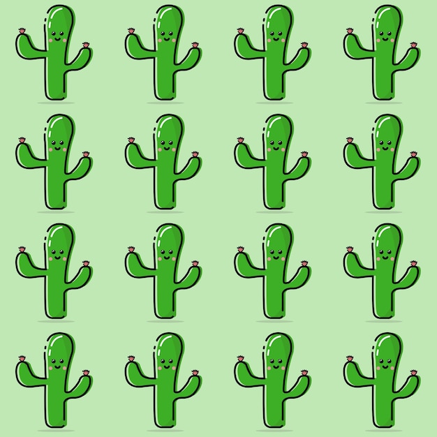 Lindo patrón de cactus 4