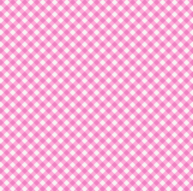 Lindo patrón sin costuras de moda rosa de estilo escocés tartán vichy plaid textura gráfica para vestido falda bufanda tiro chaqueta moda tela impresión Vector ilustración