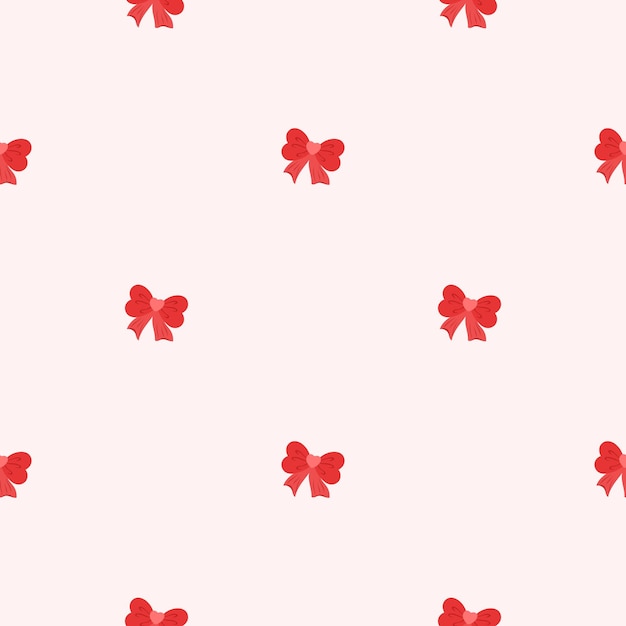 Lindo patrón sin costuras con pequeños arcos Vector fondo pastel Día de San Valentín y el amor