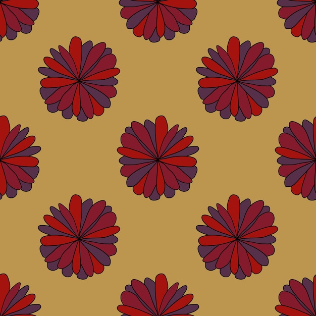 Lindo patrón sin costuras de plantas suculentas dibujadas a mano. Fondo de arbustos de fideos infinitos.