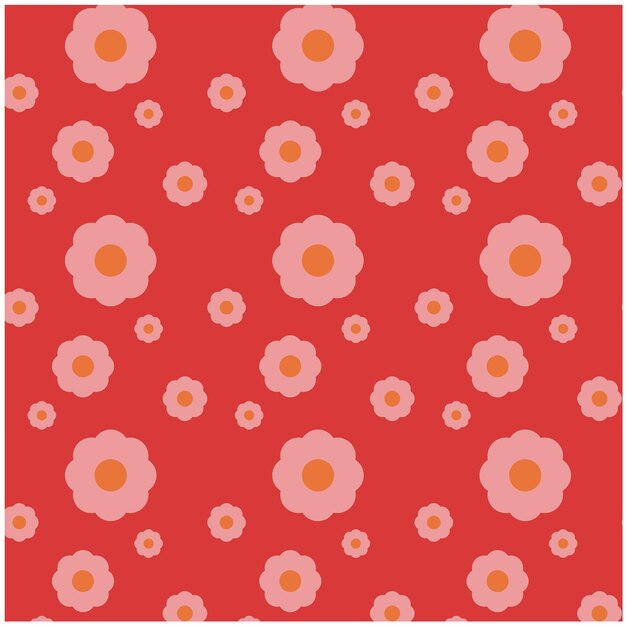 lindo, patrón floral, vector, ilustración