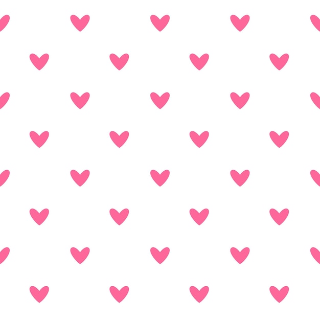 Lindo patrón de fondo con corazones