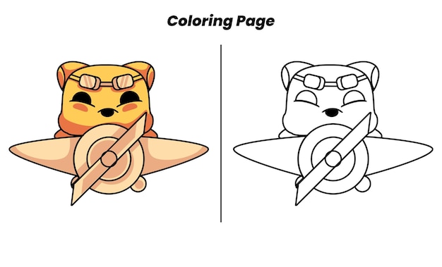 Lindo perro con dibujos para colorear