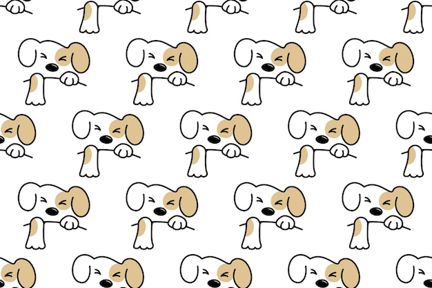 Lindo perro sin fisuras de fondo