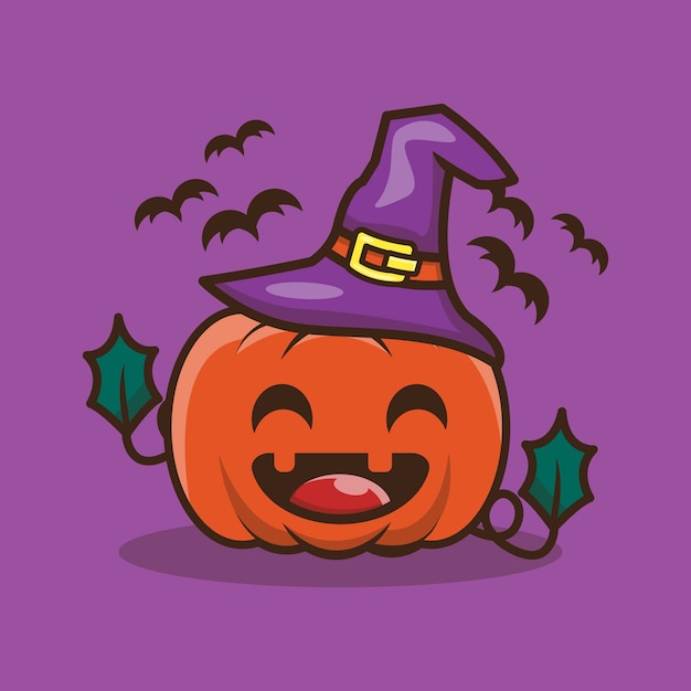 lindo personaje de calabaza