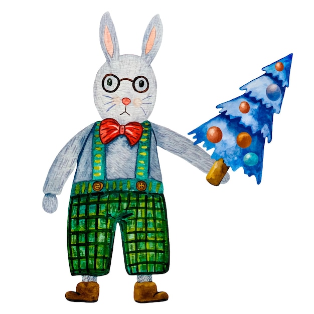 Lindo personaje de conejo