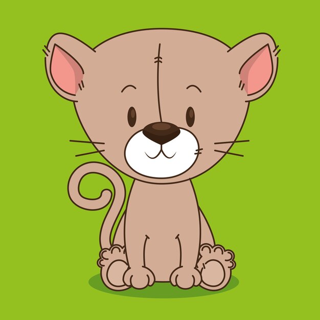 lindo personaje de gato