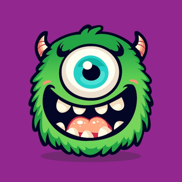 lindo personaje de monstruo