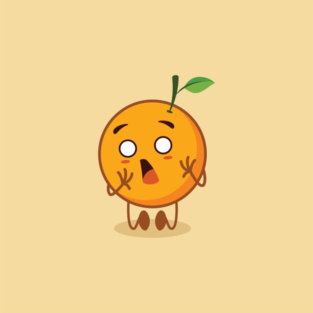 Un lindo personaje naranja entra en pánico cuando es acusado.