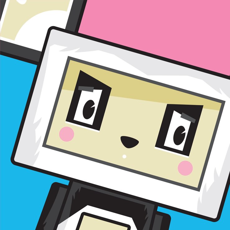 Vector lindo personaje de oso panda de dibujos animados en la plaza
