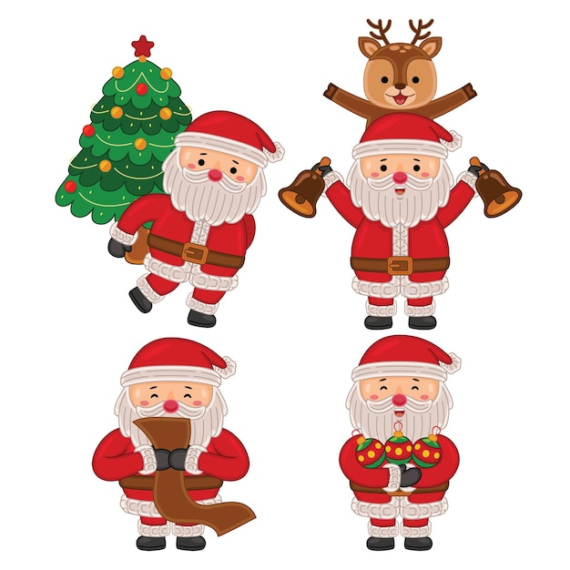 lindo personaje de santa claus