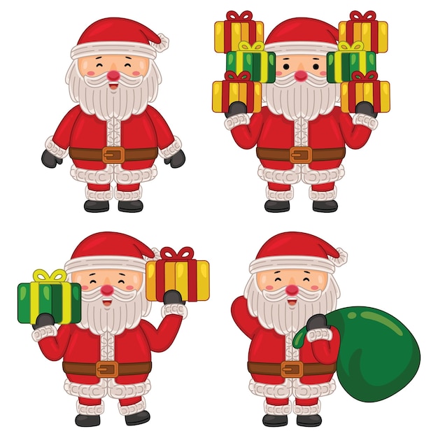 lindo personaje de santa claus