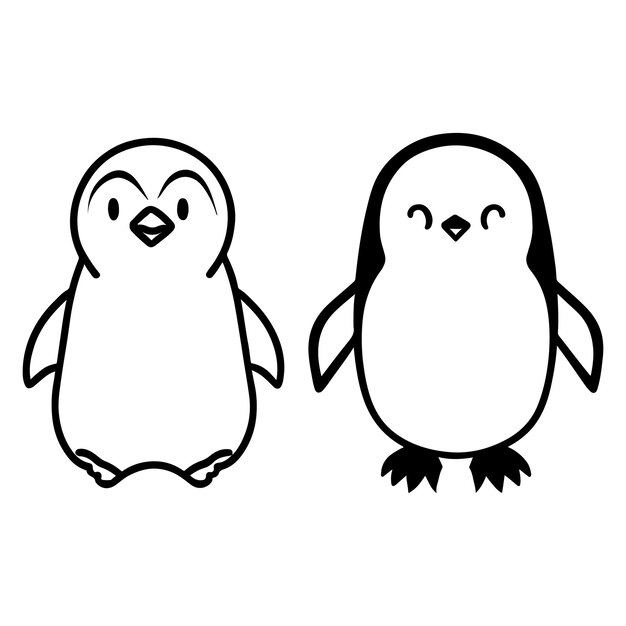 lindo pingüino emperador