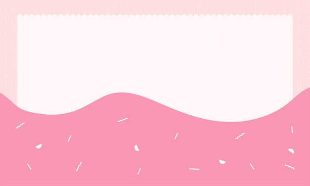 Lindo póster pastel abstracto de kawaii y fondo de la libreta de las redes sociales
