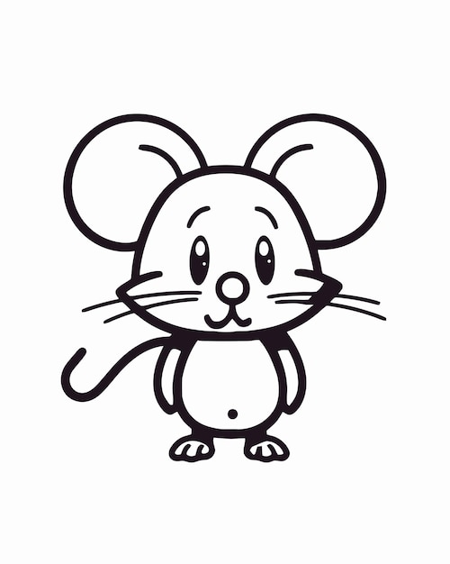 Vector lindo ratoncito