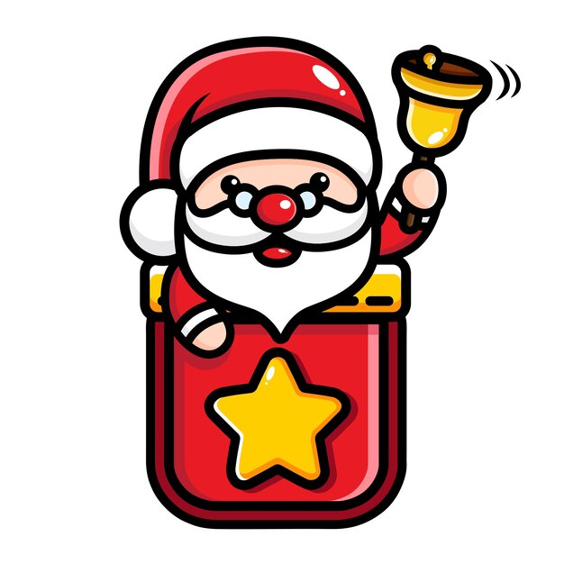 lindo santa claus en el bolsillo
